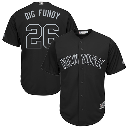 New York Yankees #26 DJ LeMahieu Black