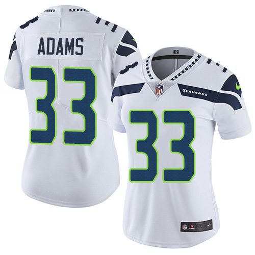 Seahawks #33 Jamal Adams White Women's Stitched Vapor Untouchable Limited Jersey cheap jerseys for sale - CheapJerseys.Shop