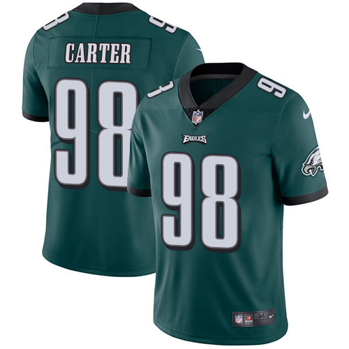 Eagles #98 Jalen Carter Green Team Color Men's Stitched Vapor Untouchable Limited Jersey cheap jerseys for sale - CheapJerseys.Shop
