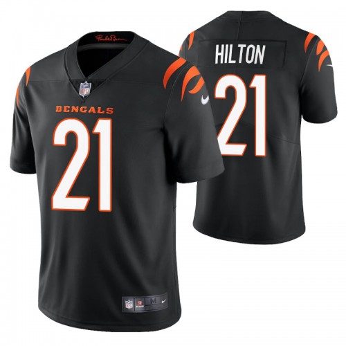 Cincinnati Cincinnati Bengals #21 Mike Hilton Black Men's Vapor Limited Jersey Men's cheap jerseys for sale - CheapJerseys.Shop