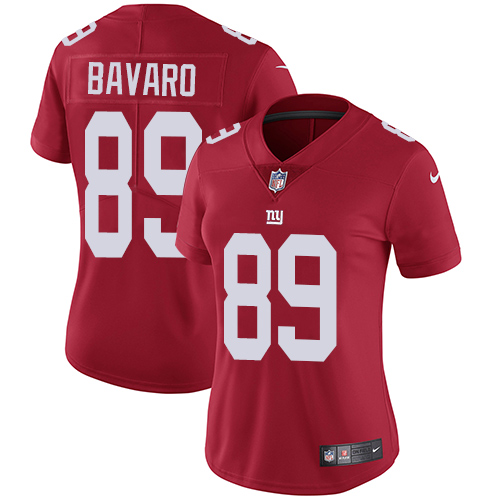 New York Giants #89 Mark Bavaro Red Alternate Women's Stitched Vapor Untouchable Limited Jersey Womens cheap jerseys for sale - CheapJerseys.Shop