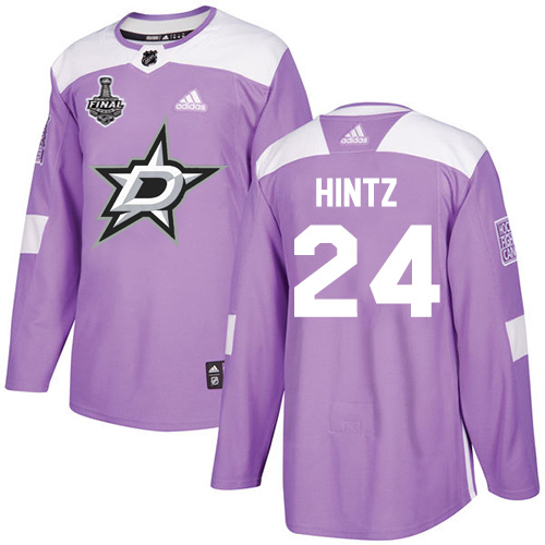Dallas Stars #24 Roope Hintz Purple Authentic Fights Cancer 2020 Stanley Cup Final Stitched Jersey Men's cheap jerseys for sale - CheapJerseys.Shop