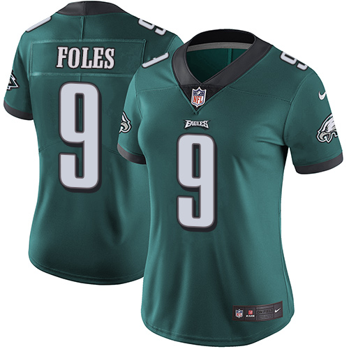 Philadelphia Eagles #9 Nick Foles Midnight Green Team Color Women's Stitched Vapor Untouchable Limited Jersey Womens cheap jerseys for sale - CheapJerseys.Shop
