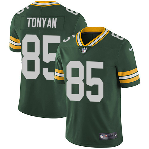 Green Bay Packers #85 Robert Tonyan Green Team Color Men's Stitched Vapor Untouchable Limited Jersey Men's cheap jerseys for sale - CheapJerseys.Shop