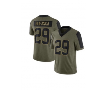 Men's Youth Women's San Francisco 49ers #29 Talanoa Hufanga 2021 Olive Salute To Service Limited Stitched Jersey cheap jerseys for sale - CheapJerseys.Shop