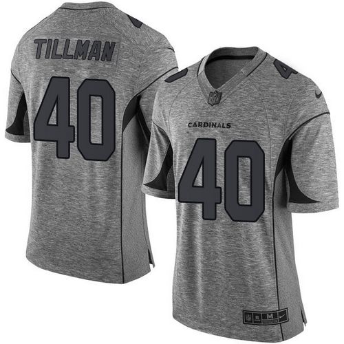 Cardinals #40 Pat Tillman Gray Men's Stitched Limited Gridiron Gray Jersey cheap jerseys for sale - CheapJerseys.Shop