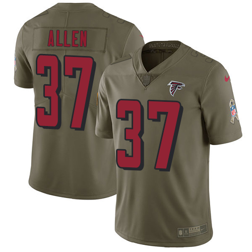 Atlanta Falcons #37 Ricardo Allen Olive Men's Stitched Limited 2017 Salute To Service Jersey Men's cheap jerseys for sale - CheapJerseys.Shop