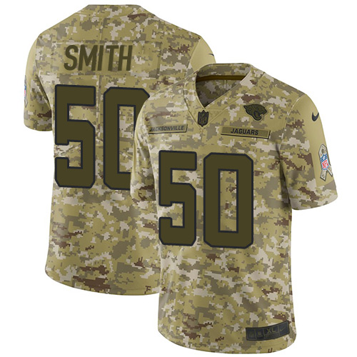 Jacksonville Jaguars #50 Telvin Smith Camo Youth Stitched Limited 2018 Salute to Service Jersey Youth cheap jerseys for sale - CheapJerseys.Shop