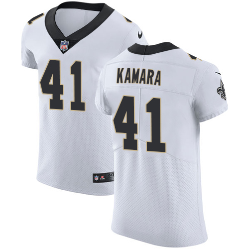 Saints #41 Alvin Kamara White Men's Stitched Vapor Untouchable Elite Jersey cheap jerseys for sale - CheapJerseys.Shop