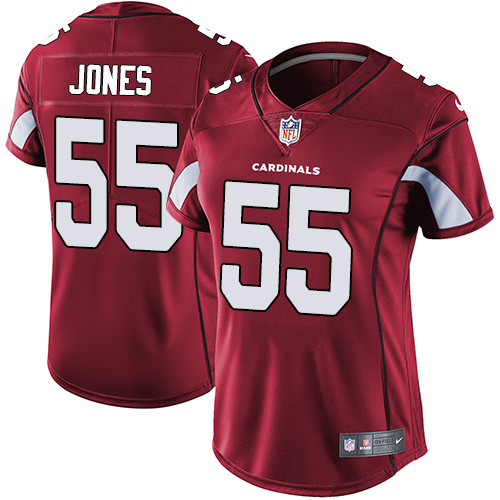 Arizona Cardinals #55 Chandler Jones Red Team Color Women's Stitched Vapor Untouchable Limited Jersey Womens cheap jerseys for sale - CheapJerseys.Shop