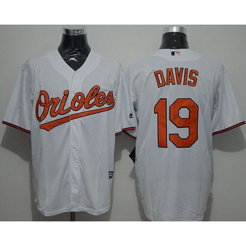 Baltimore Orioles #19 Chris Davis White New Cool Base Stitched Jersey Men's cheap jerseys for sale - CheapJerseys.Shop