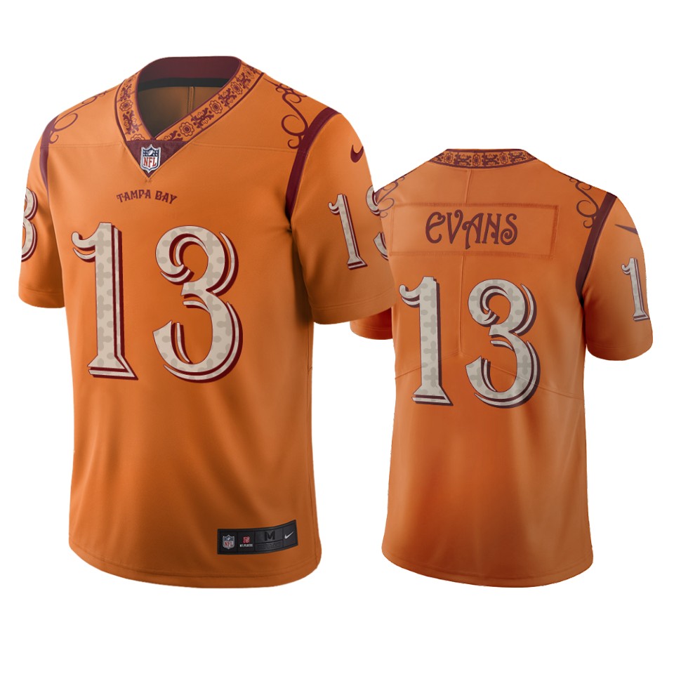 Tampa Bay Buccaneers #13 Mike Evans Orange Vapor Limited City Edition Jersey cheap jerseys for sale - CheapJerseys.Shop