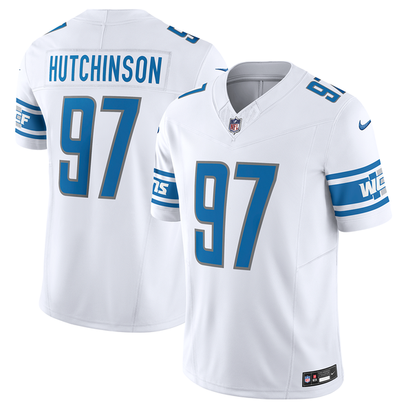 Aidan Hutchinson Detroit Lions Vapor F.U.S.E. Limited Jersey - White cheap jerseys for sale - CheapJerseys.Shop