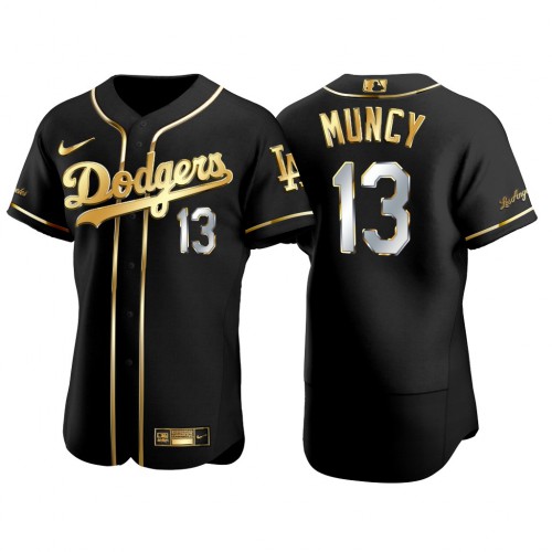 Los Angeles Los Angeles Dodgers #13 Max Muncy Men's Authentic 2021 Gold Program Jersey Black Men's cheap jerseys for sale - CheapJerseys.Shop