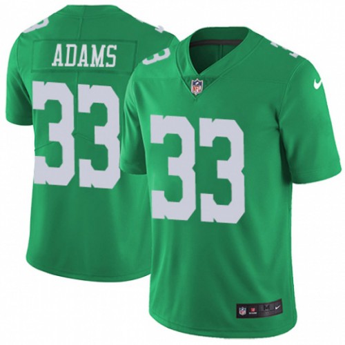 Philadelphia Eagles #33 Josh Adams Green Men's Stitched Limited Rush Jersey Men's cheap jerseys for sale - CheapJerseys.Shop