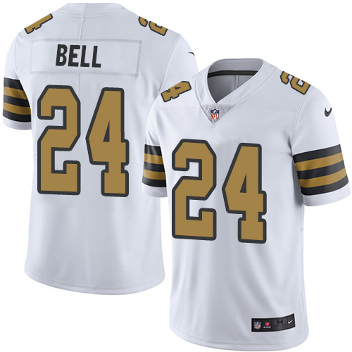 New Orleans Saints #24 Vonn Bell White Youth Stitched Limited Rush Jersey Youth cheap jerseys for sale - CheapJerseys.Shop