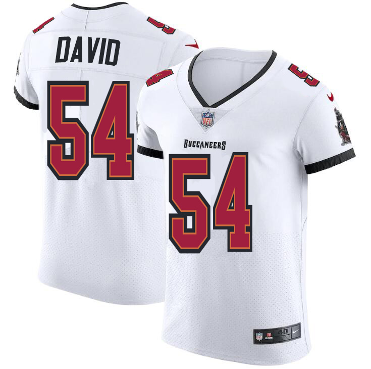 Tampa Bay Buccaneers #54 Lavonte David Men's White Vapor Elite Jersey cheap jerseys for sale - CheapJerseys.Shop
