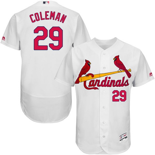 St.Louis Cardinals #29 Vince Coleman White Flexbase Authentic Collection Stitched Jersey Men's cheap jerseys for sale - CheapJerseys.Shop