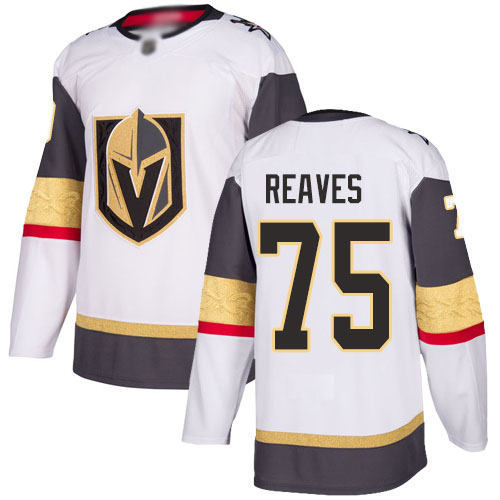 Golden Vegas Golden Knights #75 Ryan Reaves White Road Authentic Stitched Jersey Men's cheap jerseys for sale - CheapJerseys.Shop