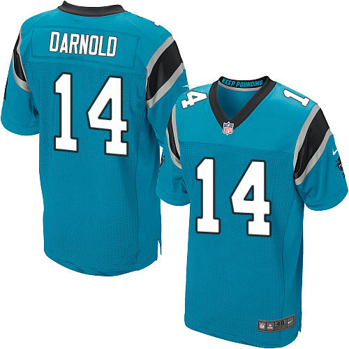 Panthers #14 Sam Darnold Blue Alternate Men's Stitched Elite Jersey cheap jerseys for sale - CheapJerseys.Shop