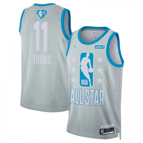 Atlanta Hawks #11 Trae Young Jordan Brand 2022 All-Star Game Swingman Jersey - Gray Mens cheap jerseys for sale - CheapJerseys.Shop