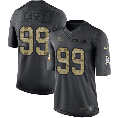 Tennessee Titans #99 Jurrell Casey Black Men's Stitched Limited 2016 Salute To Service Jersey Men's cheap jerseys for sale - CheapJerseys.Shop