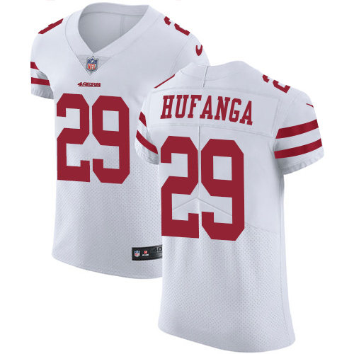 49ers #29 Talanoa Hufanga White Men's Stitched Vapor Untouchable Elite Jersey cheap jerseys for sale - CheapJerseys.Shop