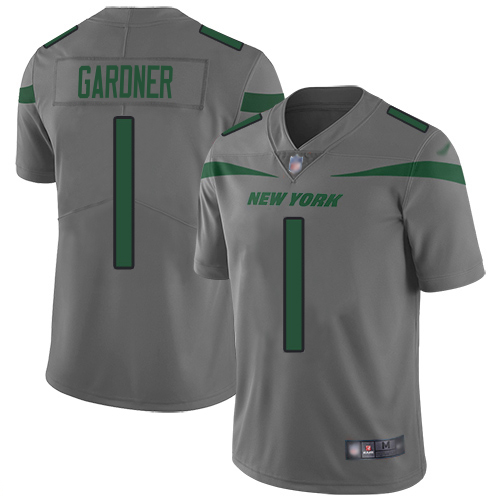 Jets #1 Ahmad Sauce Gardner Gray Men's Stitched Limited Inverted Legend Jersey cheap jerseys for sale - CheapJerseys.Shop