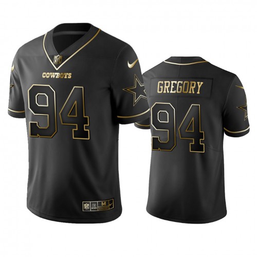 Dallas Cowboys #94 Randy Gregory Black Golden Limited Edition Stitched Jersey Men's cheap jerseys for sale - CheapJerseys.Shop