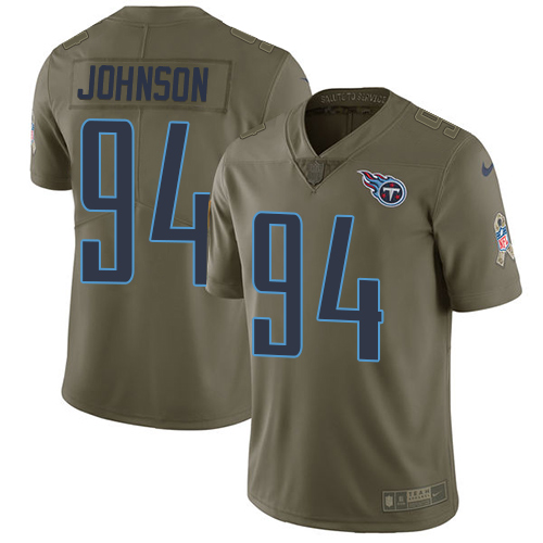 Tennessee Titans #94 Austin Johnson Olive Men's Stitched Limited 2017 Salute to Service Jersey Men's cheap jerseys for sale - CheapJerseys.Shop