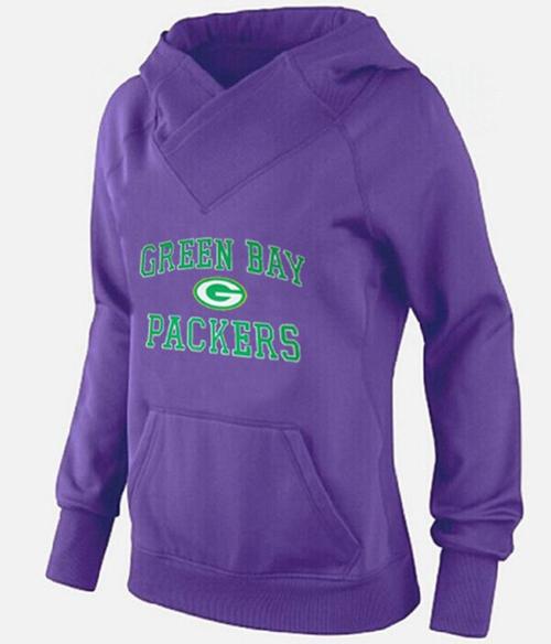 Women's Green Bay Packers Heart & Soul Pullover Hoodie Purple cheap jerseys for sale - CheapJerseys.Shop