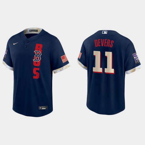 Boston Boston Red Sox #11 Rafael Devers 2021 All Star Game Fan's Version Navy Jersey Men's cheap jerseys for sale - CheapJerseys.Shop