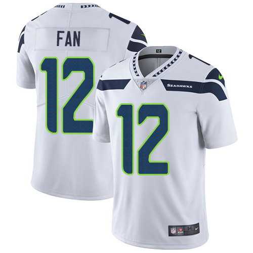 Seahawks #12 Fan White Youth Stitched Vapor Untouchable Limited Jersey cheap jerseys for sale - CheapJerseys.Shop