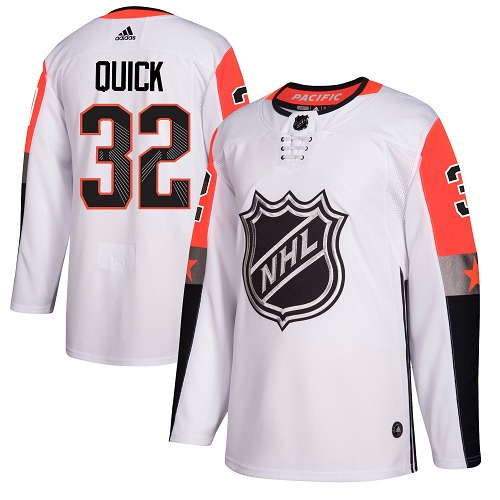 Los Angeles Kings #32 Jonathan Quick White 2018 All-Star Pacific Division Authentic Stitched Youth Jersey Youth cheap jerseys for sale - CheapJerseys.Shop