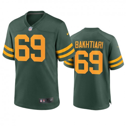 Green Bay Green Bay Packers #69 David Bakhtiari Men's Alternate Game Player Jersey - Green Men's cheap jerseys for sale - CheapJerseys.Shop