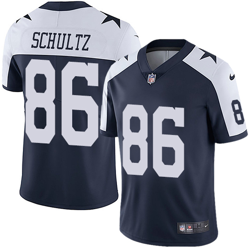 Dallas Cowboys #86 Dalton Schultz Navy Blue Thanksgiving Men's Stitched Vapor Untouchable Limited Throwback Jersey Men's cheap jerseys for sale - CheapJerseys.Shop
