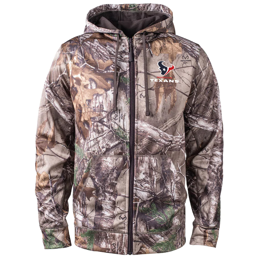 Houston Texans 2020 Men's Realtree Camo Full-Zip Hoodie cheap jerseys for sale - CheapJerseys.Shop
