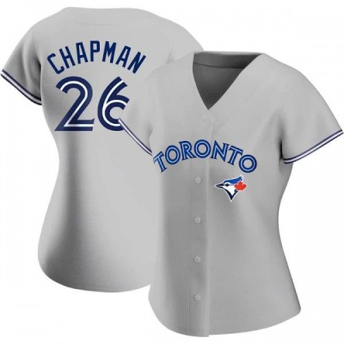 Toronto Toronto Blue Jays #26 Matt Chapman Women's Gray Road 2020 Authentic Player Jersey Womens cheap jerseys for sale - CheapJerseys.Shop