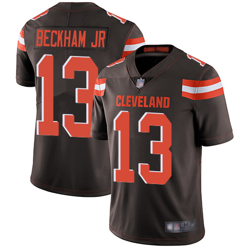Cleveland Browns #13 Odell Beckham Jr Brown Team Color Men's Stitched Vapor Untouchable Limited Jersey Men's cheap jerseys for sale - CheapJerseys.Shop