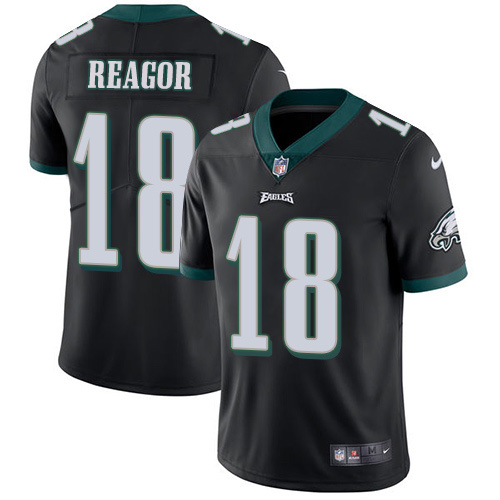 Philadelphia Eagles #18 Jalen Reagor Black Alternate Men's Stitched Vapor Untouchable Limited Jersey Men's cheap jerseys for sale - CheapJerseys.Shop