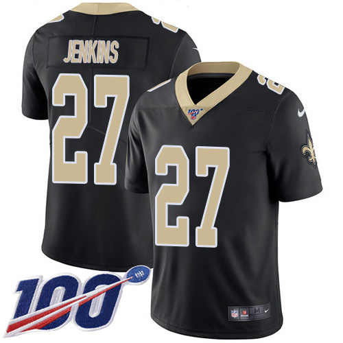 New Orleans Saints #27 Malcolm Jenkins Black Team Color Youth Stitched 100th Season Vapor Untouchable Limited Jersey Youth cheap jerseys for sale - CheapJerseys.Shop