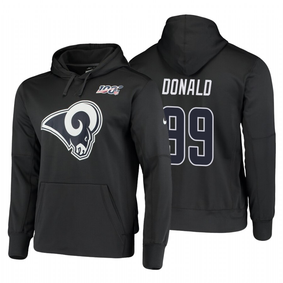 Los Angeles Rams #99 Aaron Donald 100 Primary Logo Circuit Name & Number Pullover Hoodie Charcoal cheap jerseys for sale - CheapJerseys.Shop
