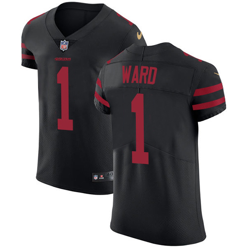 49ers #1 Jimmie Ward Black Alternate Men's Stitched Vapor Untouchable Elite Jersey cheap jerseys for sale - CheapJerseys.Shop