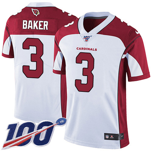 Cardinals #3 Budda Baker White Youth Stitched 100th Season Vapor Untouchable Limited Jersey cheap jerseys for sale - CheapJerseys.Shop