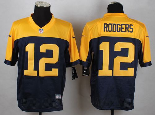 Packers #12 Aaron Rodgers Navy Blue Alternate Men's Stitched New Elite Jersey cheap jerseys for sale - CheapJerseys.Shop