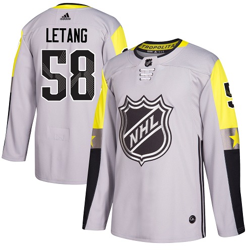 Pittsburgh Penguins #58 Kris Letang Gray 2018 All-Star Metro Division Authentic Stitched Jersey Men's cheap jerseys for sale - CheapJerseys.Shop