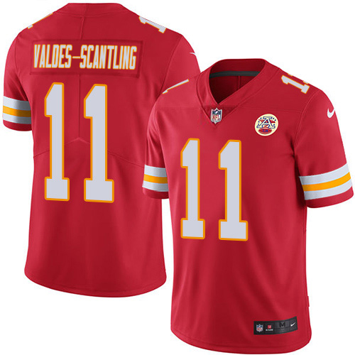 Chiefs #11 Marquez Valdes-Scantling Red Team Color Men's Stitched Vapor Untouchable Limited Jersey cheap jerseys for sale - CheapJerseys.Shop
