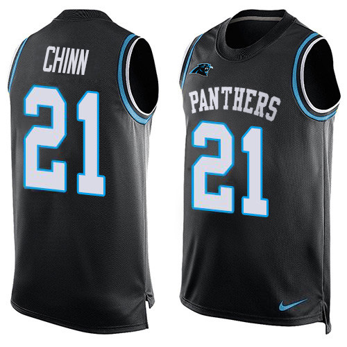 Panthers #21 Jeremy Chinn Black Team Color Men's Stitched Limited Tank Top Jersey cheap jerseys for sale - CheapJerseys.Shop