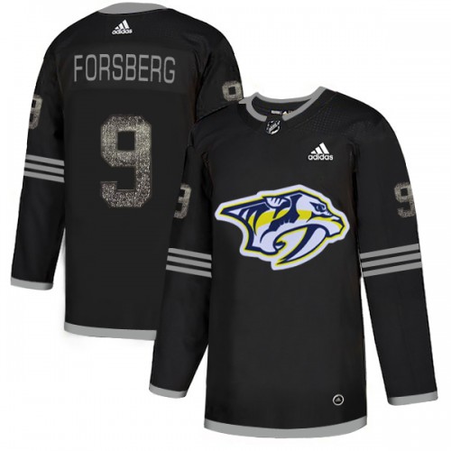 Nashville Predators #9 Filip Forsberg Black Authentic Classic Stitched Jersey Men's cheap jerseys for sale - CheapJerseys.Shop