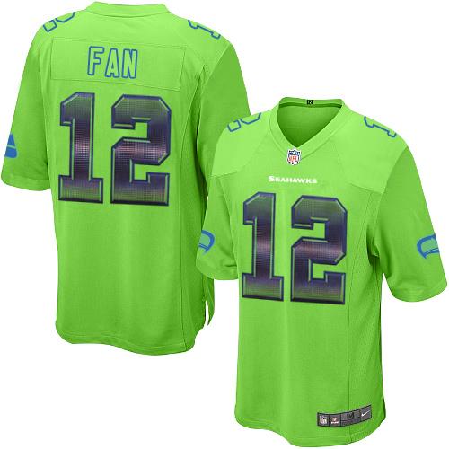 Seahawks #12 Fan Green Alternate Men's Stitched Limited Strobe Jersey cheap jerseys for sale - CheapJerseys.Shop